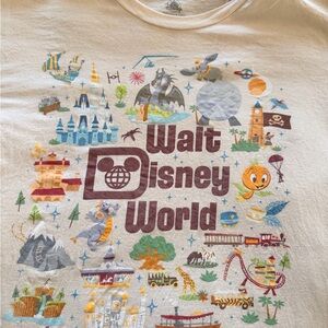 Authentic Disney Cream Walt Disney World Short Sleeve Tee